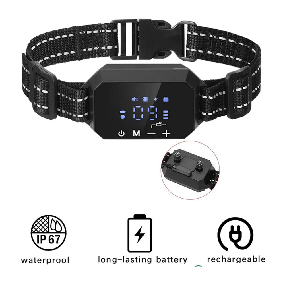 1000M GPS Dog Fence with 100-3280 Ft Range - Rechargeable Waterproof Electric Dog Training Collar with Vibration, Sound, and Shock Features