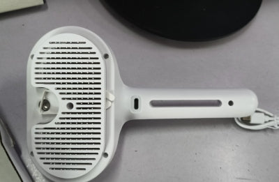 Self-Cleaning Pet Comb with Built-In Mist Humidifier for Dog Grooming and Dematting