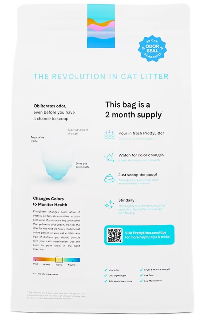Clumping Health Monitoring Cat Litter, Unscented, 10 Lb Bag