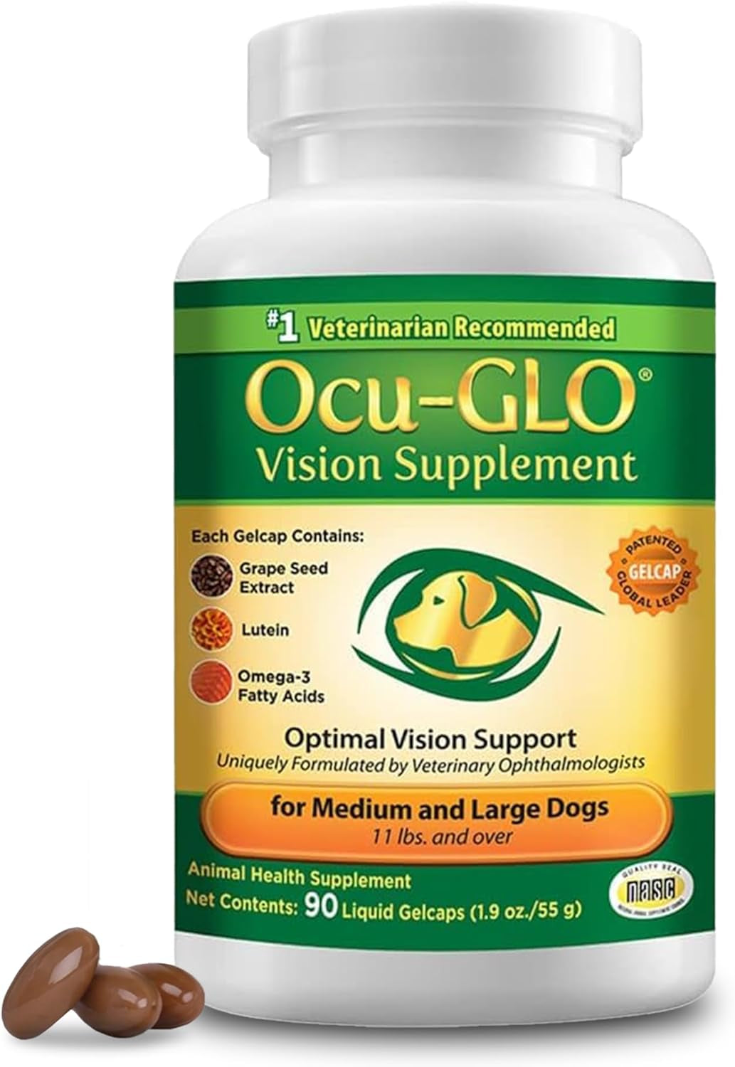 Vision Supplement for Medium to Large Dogs (45Ct)
